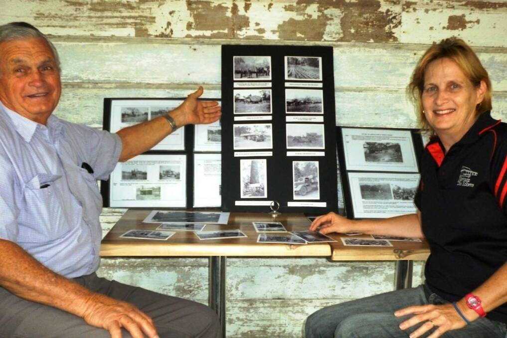 Organising committee members Graham McGregor and Desley Ralph sort through the photos  and information that has been contributed for the ‘Back to Hervey Range – Celebrating 150 years’ event taking place on September 11-13.