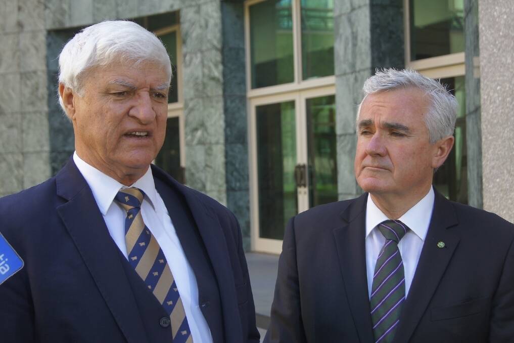 Independent MPs Bob Katter and Andrew Wilkie.