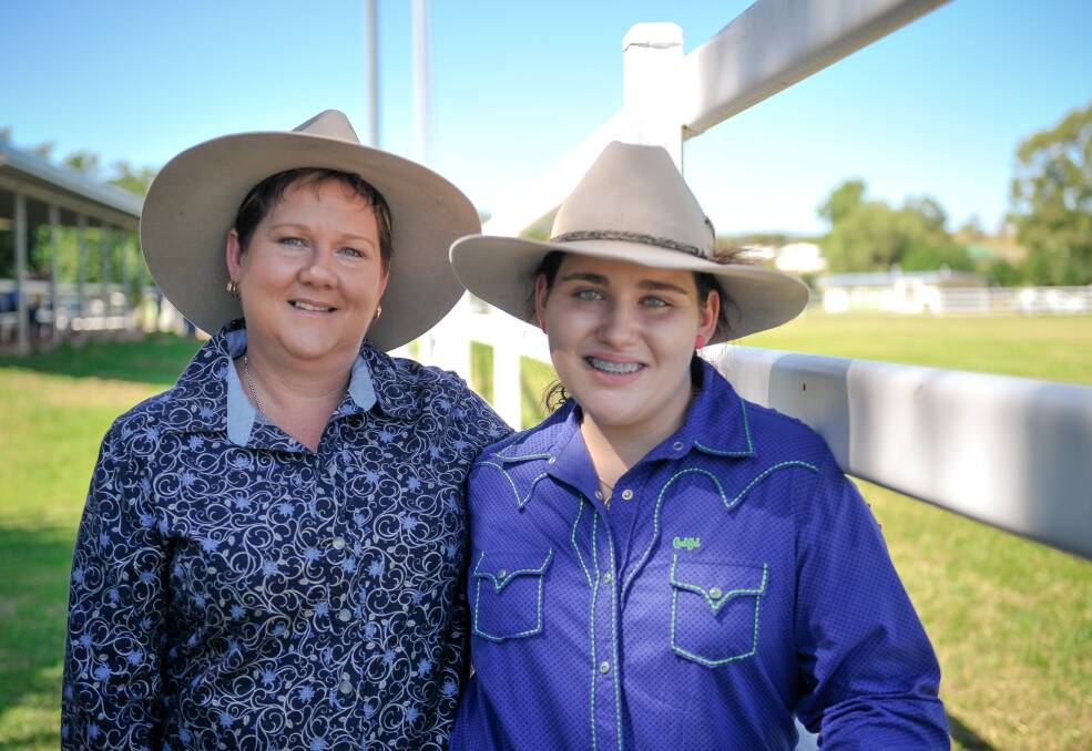 SPRINGSURE CATTLE CAMP: Wendy Gauci and her daughter Mikaela Gauci, Sarina, were at the Springsure Cattle Camp this week. 