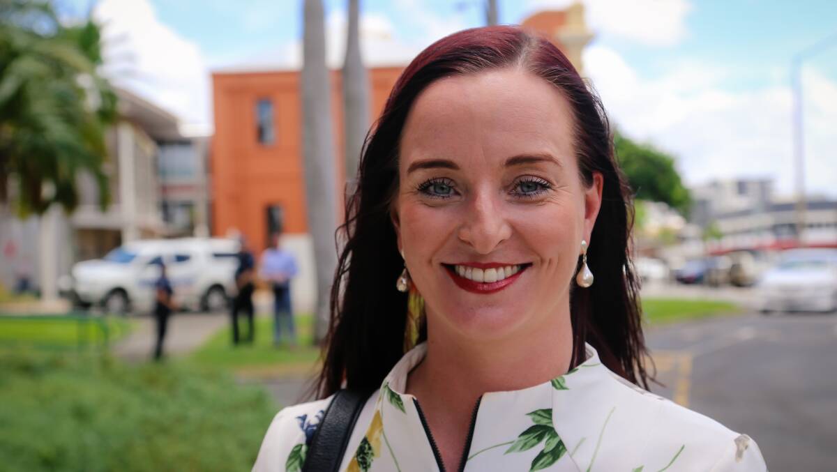 State Member for Keppel Brittany Lauga in Rockhampton yesterday. 