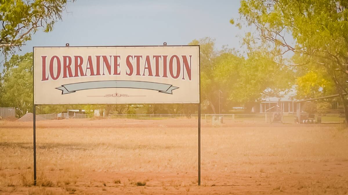 Lorraine Station, 250km north of Cloncurry. 