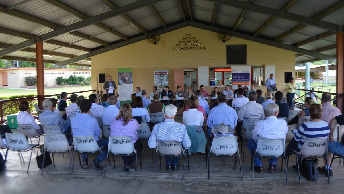 Speaking out: An attentive audience at the Charters Towers Grow Queensland forum contributed to engaging conversation between panel members.