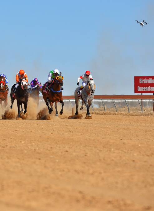 Off and racing: The Birdsville races will be held this Friday and Saturday.