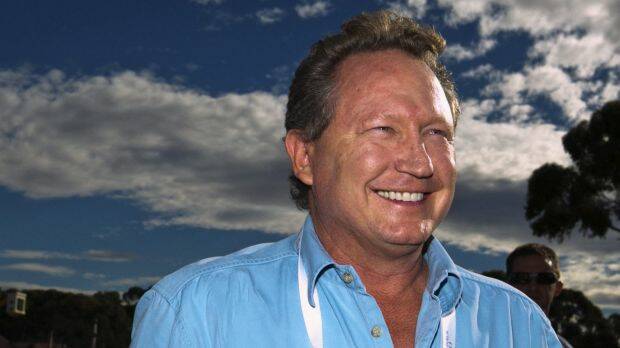 Twiggy Forrest is headling the National Farmers’ Federation biennial congress in Canberra on October 26-27.