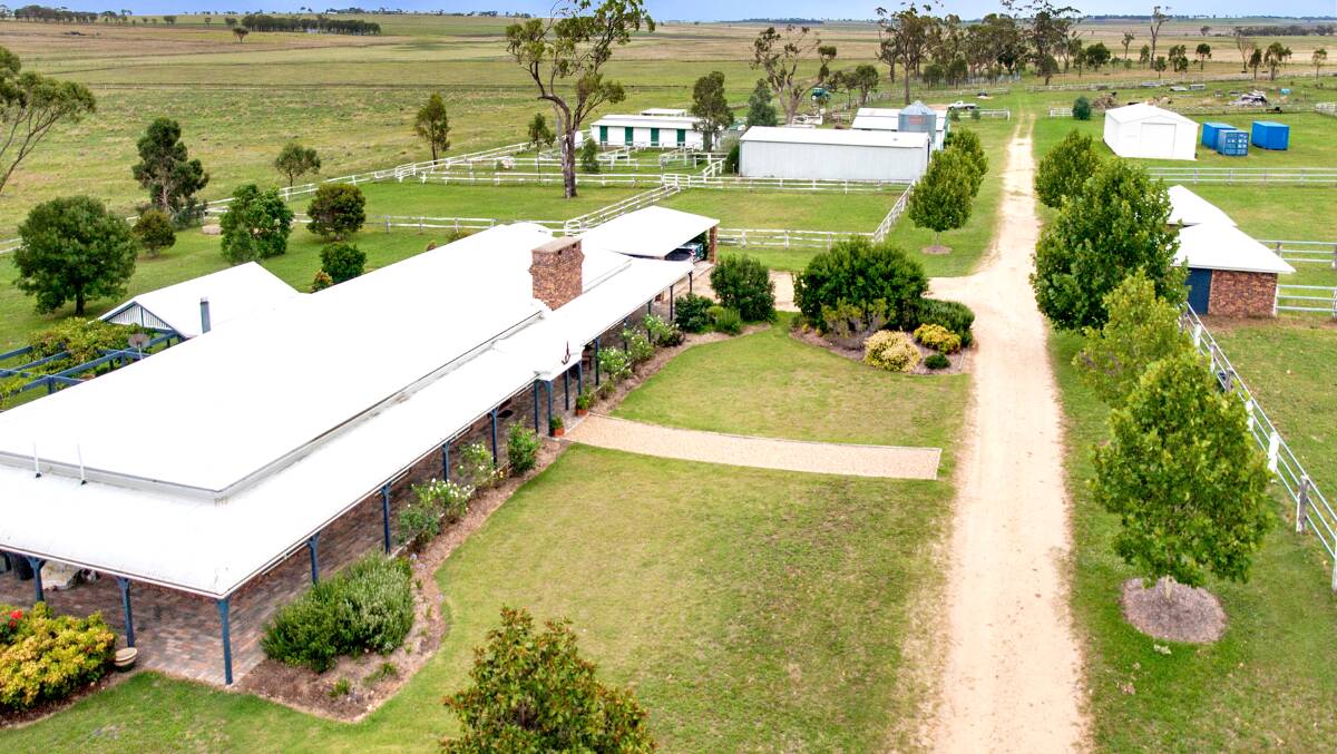 Yarnfield has a lowset four-bedroom homestead.