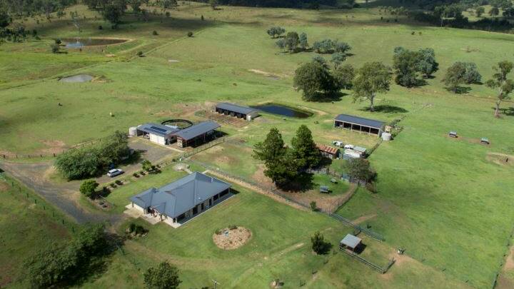 ON THE MARKET: Boonah property Hawthorne is well developed for horses and cattle.