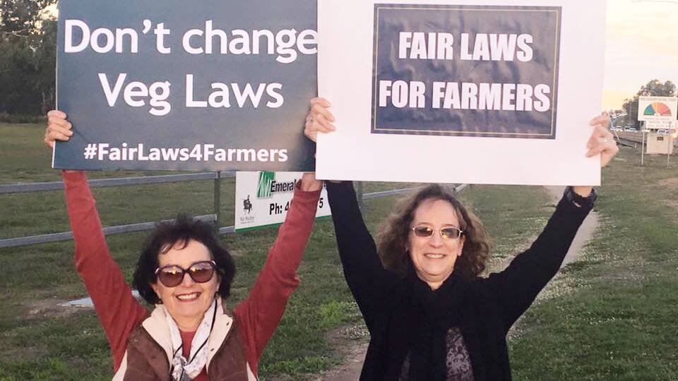 CLEAR MESSAGE: Farmers and other supporters of agriculture are being urged to join a protest march along George Street to Parliament House on Thursday.
