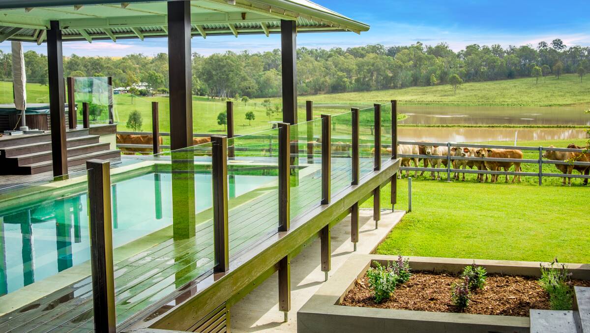 ELDERS: The impressive 89 hectare property Lewis Park offers a 2.4km Albert River frontage and great views of Tamborine Mountain.
