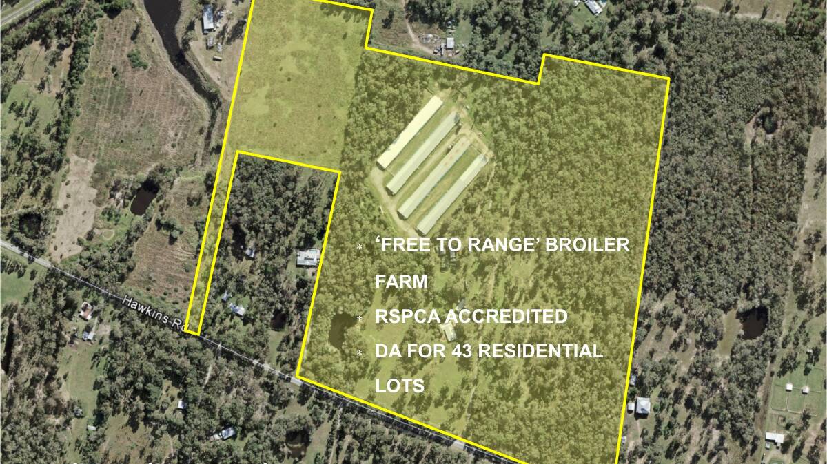 SUBDIVISION OPPORTUNITY: A boiler farm set on 27 hectares at Stockleigh will be auctioned by Raine and Horne Rural on September 23.