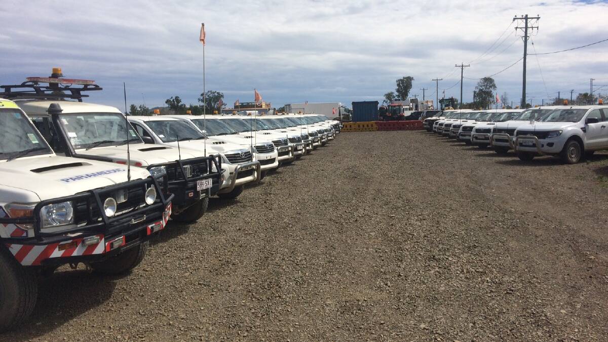 An extensive range of gear is on offer at the Curtis Island LNG project auction in Gracemere on Wednesday.
