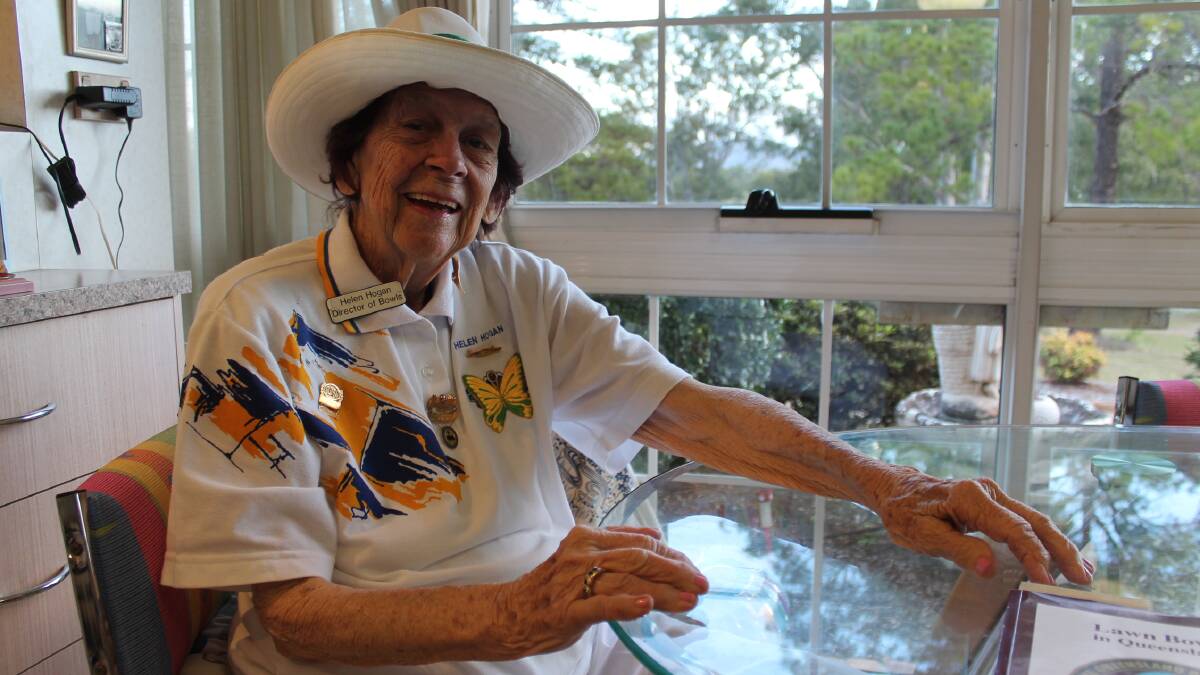 BOWLING LIFE: Helen Hogan, 90, of Mount Warren Park, has been awarded an Order of Australia Medal. Photo: Michael Burge