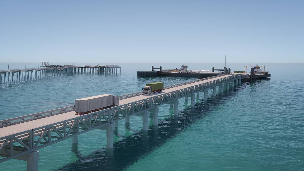 Construction of the ambitious $200m Kimberley Marine Offloading Facility is underway and will be completed by 2025.