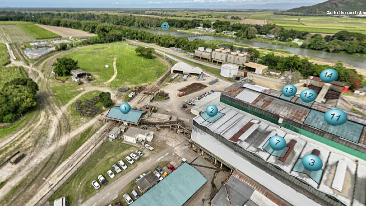 A screenshot taken from the virtual tour of Macknade Mill, available on the Wilmar Sugar website. 