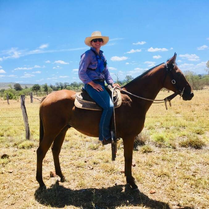 Ellie traded the jodphurs for jeans and even got herself a Stock Horse gelding called Yorkie, named after the area in which she grew up. 