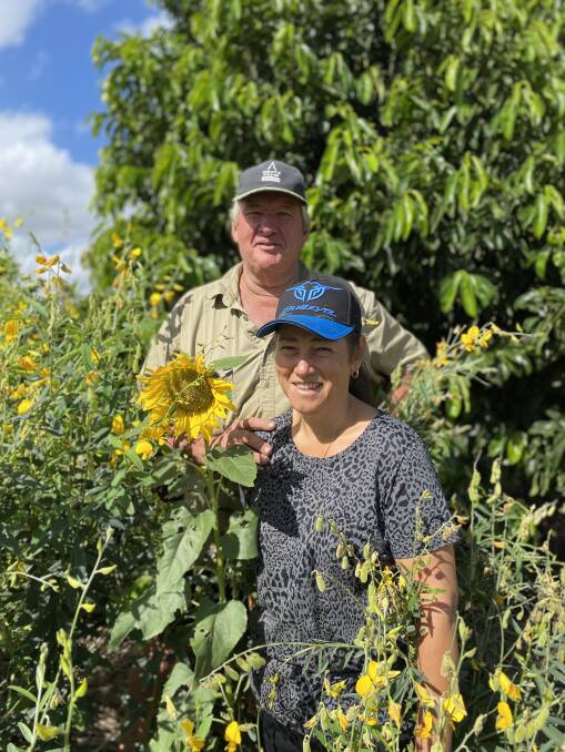 John and Lucy Jennings at their farm near Mareeba where new approaches have improved their production. 