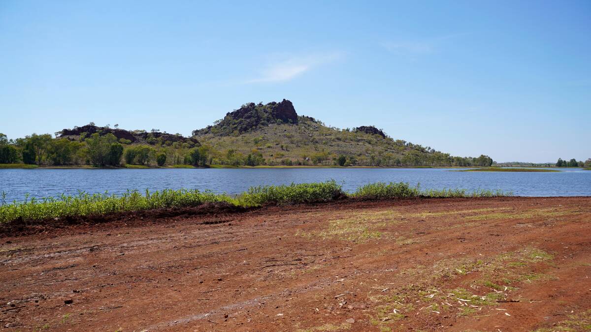 Recent weed clearing at Chinaman Creek Dam. Picture by Cloncurry Council