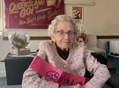Long time Hughenden local Joyce Price today celebrated her 100-hundredth birthday. Picture: Imelda Brosnan. 