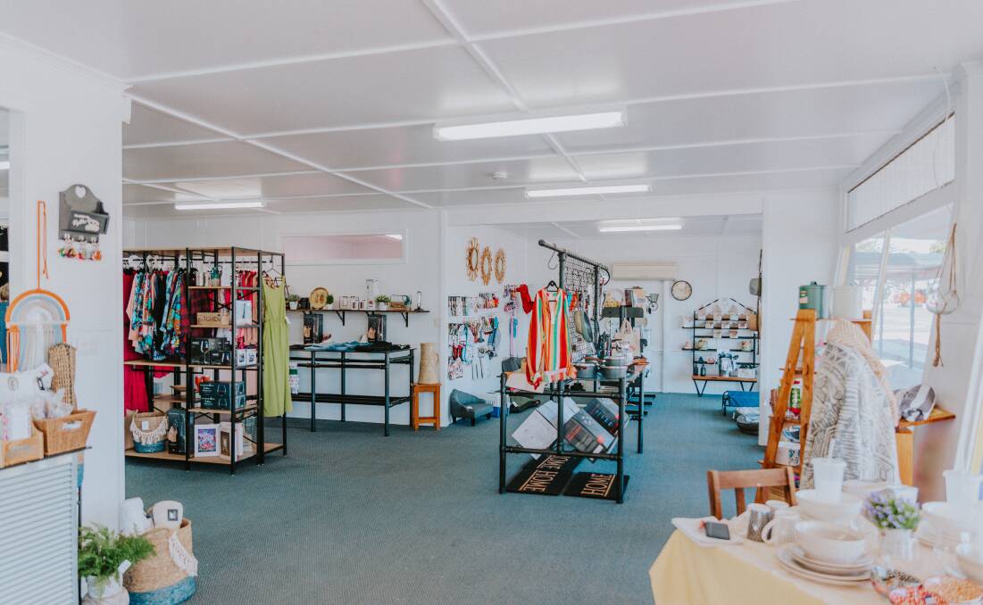A brick and mortar shopfront, the business specialises in ladies clothing, homewares, kitchen and dining, linen and much more. Picture: Zoe Thomas. 