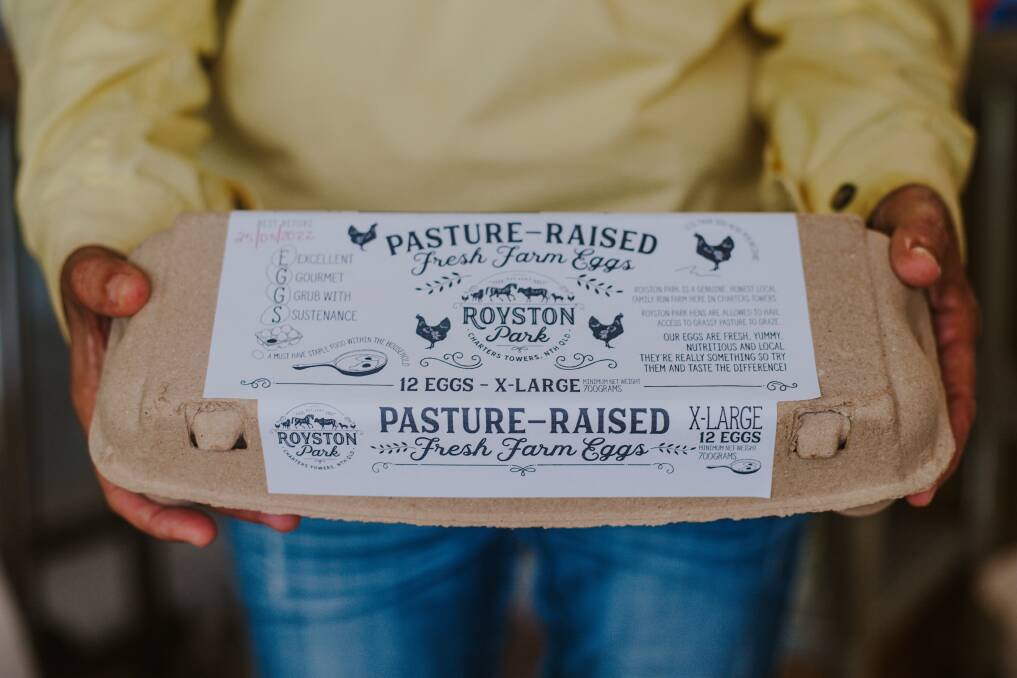 Hand collected and hand packed, Royston Park Pasture Raised Eggs are straight from the source. Photo credit: Zoe Thomas. 