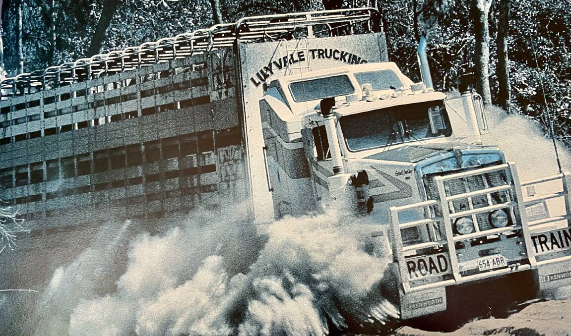 Lilyvale Trucking Company was established in 1979 and saw Jacko truck cattle across Queensland and the Northern Territory. Photo supplied. 
