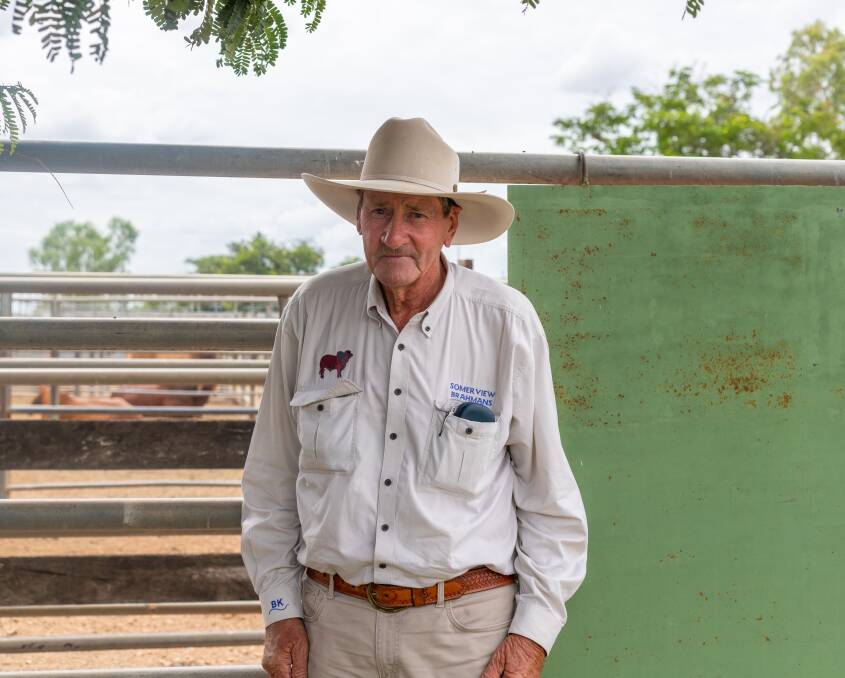 Brian Kirkwood of Somerview Red Brahmans sold five stud heifers for the first time at the Big Country Brahman sale earlier this week. 