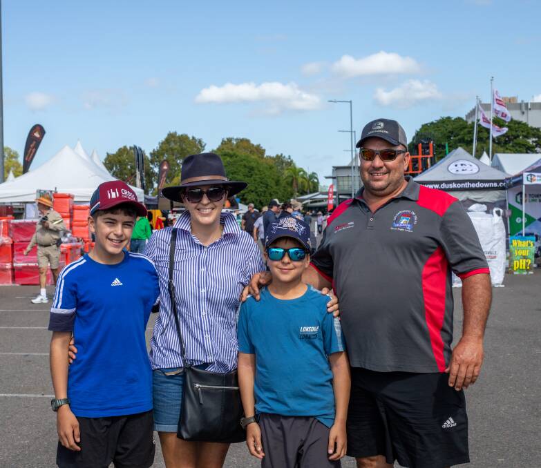 The Pezzelato family travelled from the Atherton Tablelands to attend the event. Photo: Zoe Thomas. 