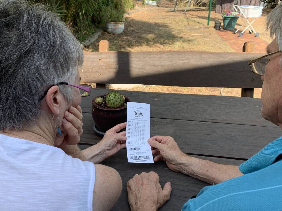 The Townsville man plans to share his winnings with his family. Photo credit: The Lott.