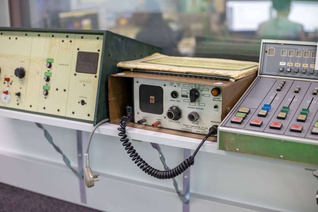 Old equipment used to support HF radio lessons. Photo: Zoe Thomas. 