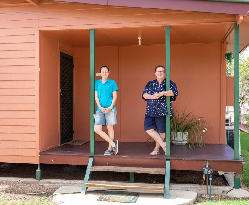 Sister-in-laws Chelsea Smith and Sharon Jonsson have both recently opened Airbnb accommodation offerings in Hughenden within the last year. Picture by Zoe Thomas. 
