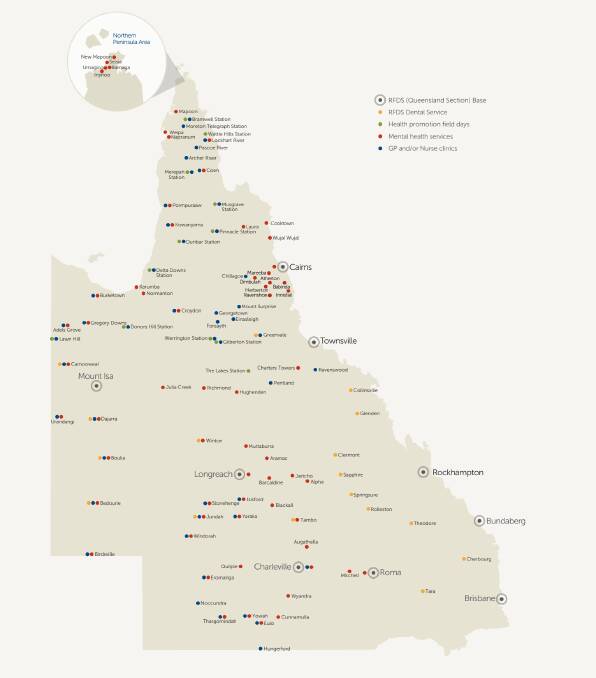 The report showed the RFDS had increased statistics across Queensland in key areas such as telehealth consultations. Picture supplied.