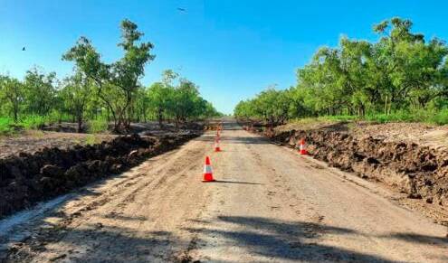 Roads around north west Queensland have begun reopening with motorists advised to take caution on damaged roads. Picture Burke Shire Council.
