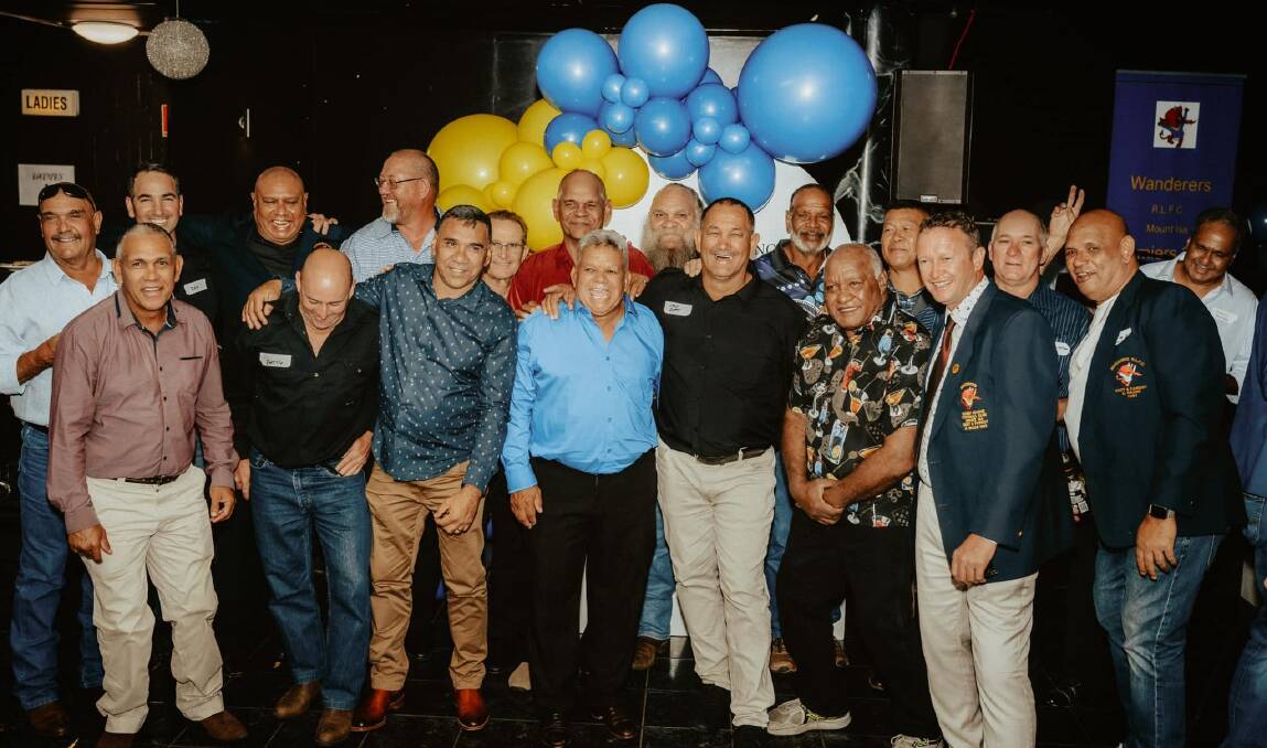 Former players from all around Australia returned to Mount Isa to reunite with old teammates. Picture Joanna Giemza-Meehan.