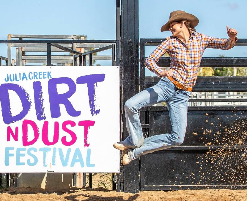 Julia Creek's annual Dirt N Dust Festival will return for another year in April. Picture Jo Thieme.