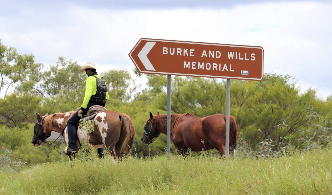 Monique and Erwin van Vliet have travelled 10,000 kilometres around Australia to Mount Isa on horseback. Picture supplied.