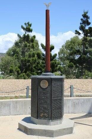 United States 5th Air Force Monument, Kissing Point, North Ward. Video: Police Media