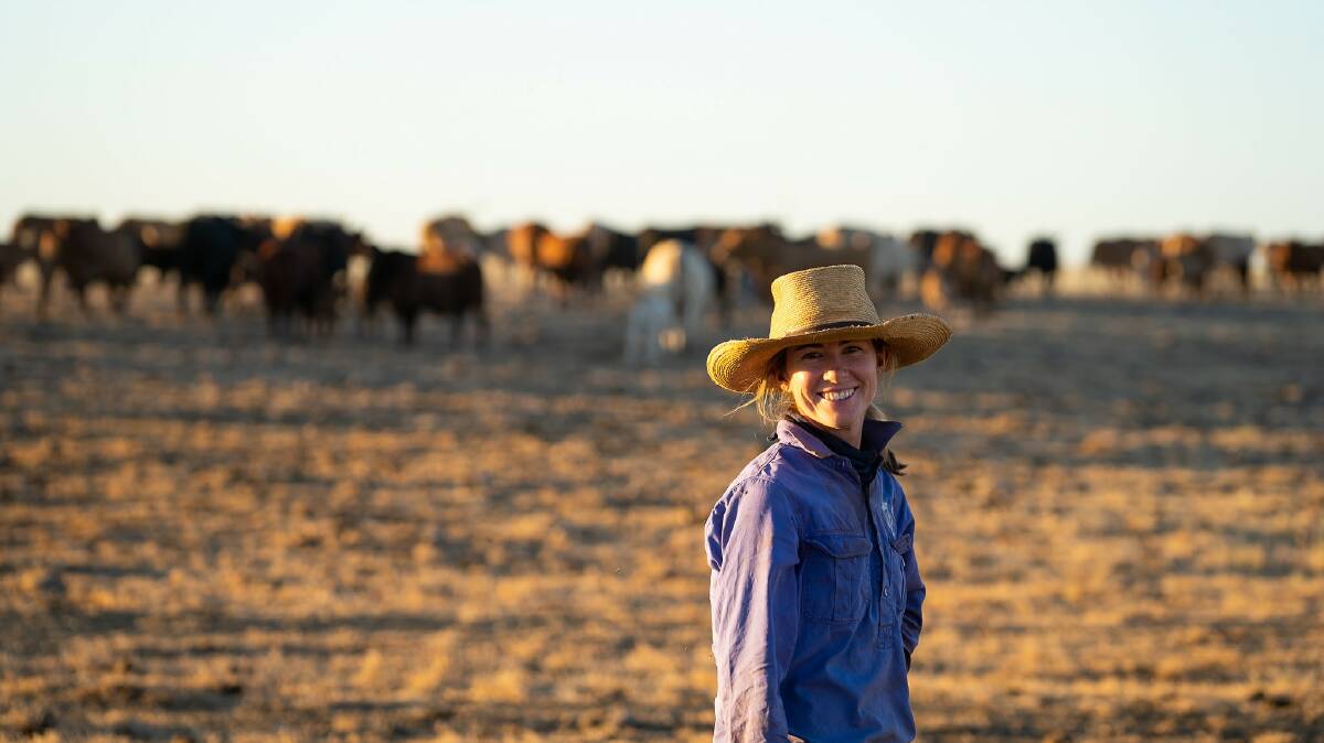 Hannah Smith felt drone mustering worked well on their cattle property. Picture: File
