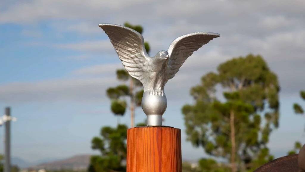 The eagle was stolen from a monument at Kissing Point, North Ward on Christmas day 2022. Picture: Police Media