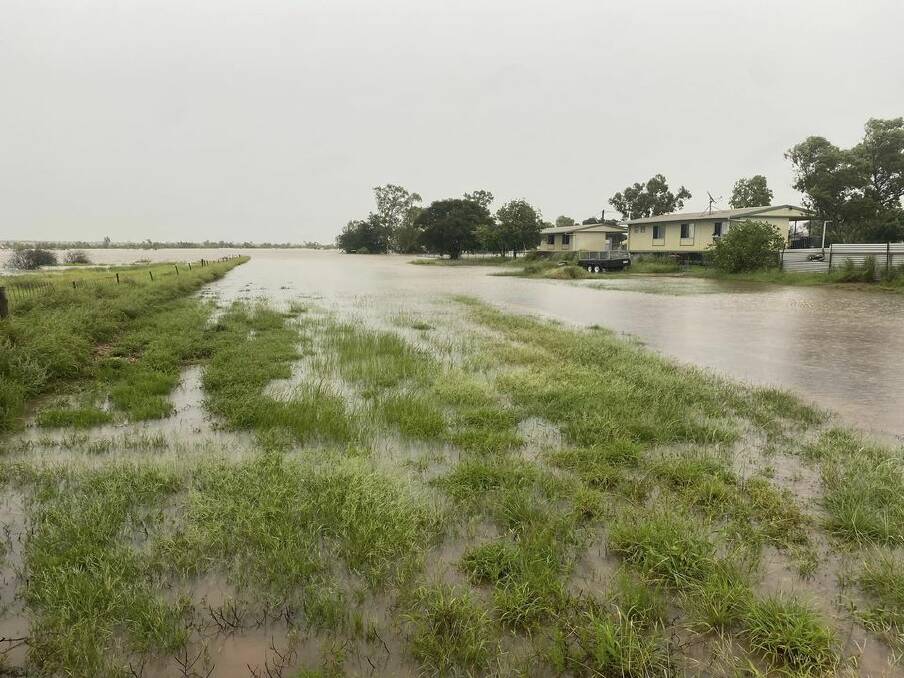 Floodwaters west from the grid to Urandangi. Picture: The Drovers Camp.