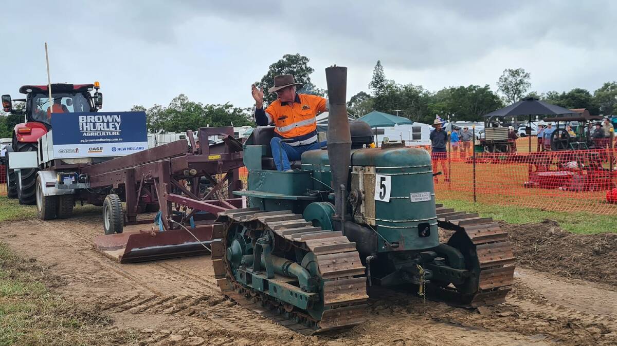 Bill Phillips and his Fowler VFA Crawler were named best overall pull of the competition. Photo supplied 