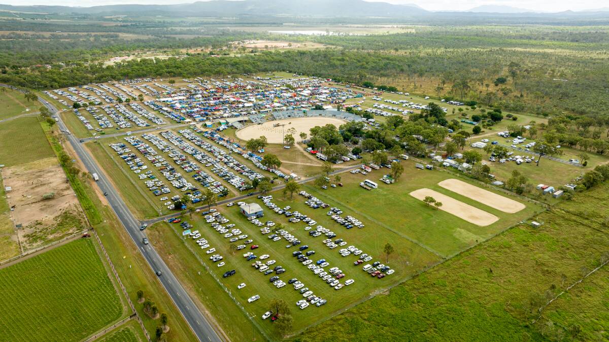 The 2023 Rotary FNQ Field Days from the sky. Picture supplied