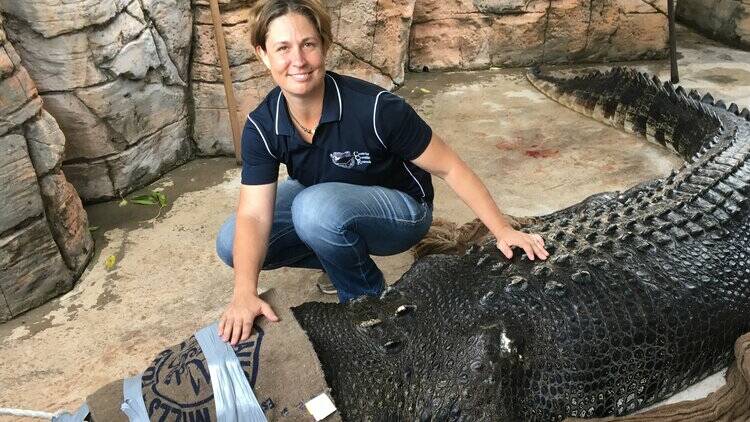 Dr Sally Isberg is Director of the Centre for Crocodile Research. Supplied: CCR.