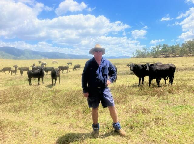 Paul Fordyce at Cattle Creek, Finch Hatton, Pioneer Valley. Picture: Leanne Fordyce
