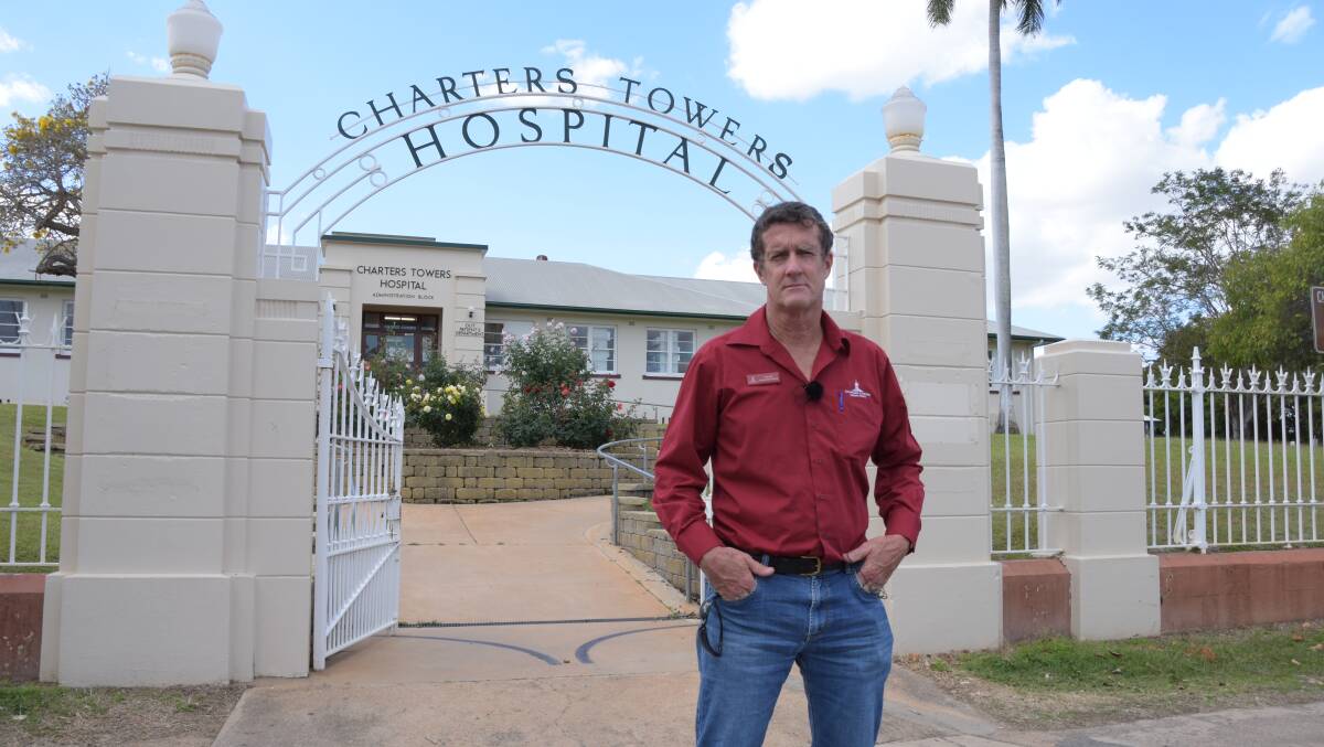 Charters Towers Mayor Frank Beveridge wants people to sign the e-petition to get the state government to fund a new hospital. File picture
