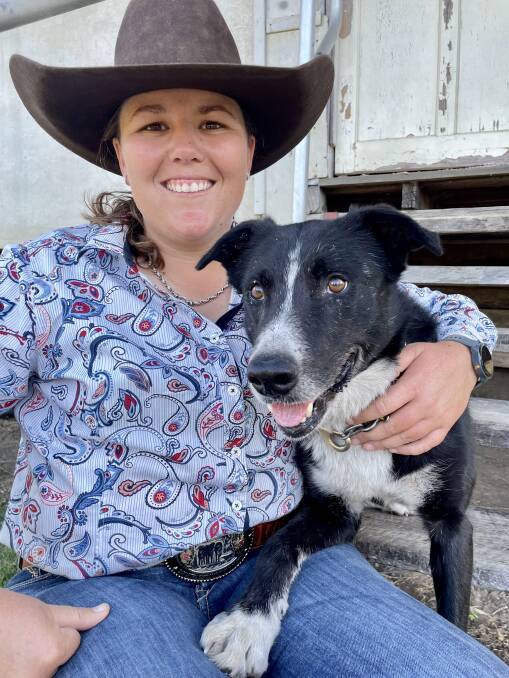 Sam Connolly and her champion dog, King. Picture: Judith Maizey