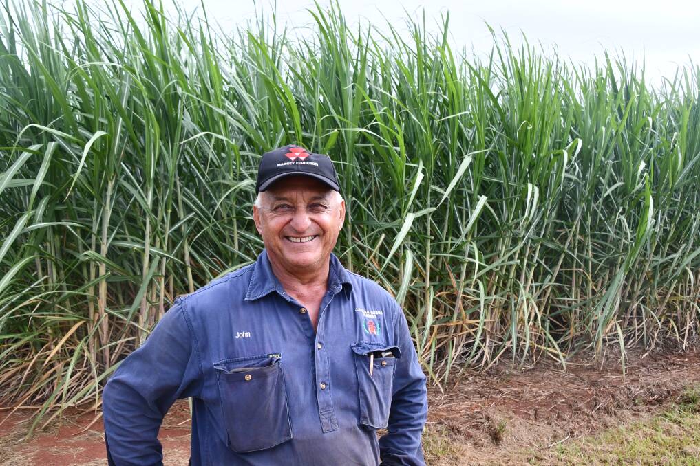 Cane farmer John Russo is happy with this year's crop. Picture: Judith Maizey