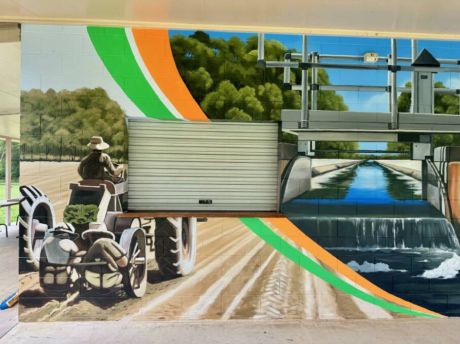 Townsville-based visual artist Lavinia Letheby has created many murals for rural and regional towns including at Chatters Towers, Mission Beach, Bramston Beach, Chilligoe and Murchilba. Pictures Supplied