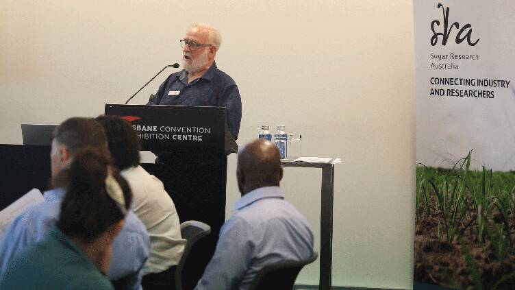 SRA Interim CEO Shaun Coffey speaking at the industry showcase held on march 5 and 6, 2024. Picture: Supplied