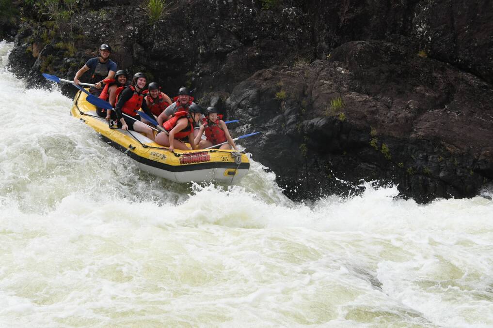 Cairns Adventure Group CEO Roderic Rees said they have reopened including their popular Tully Rafting, "and our Waterfall Wanderers tour, the extra rain means the waterfalls are more spectacular than ever before and the rafting is an experience not to miss." Picture: Supplied