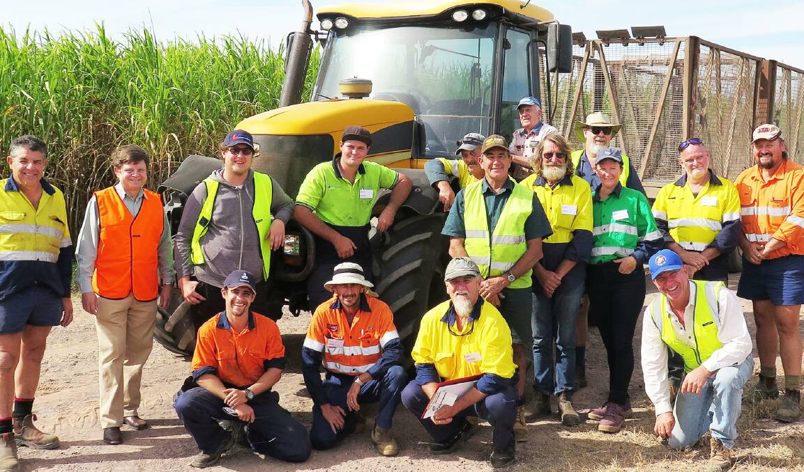 Ron Gurnett (centre) is a Sarina cane farmer who is sick of the spate of crime impacting his town. Picture: Canegrowers Mackay