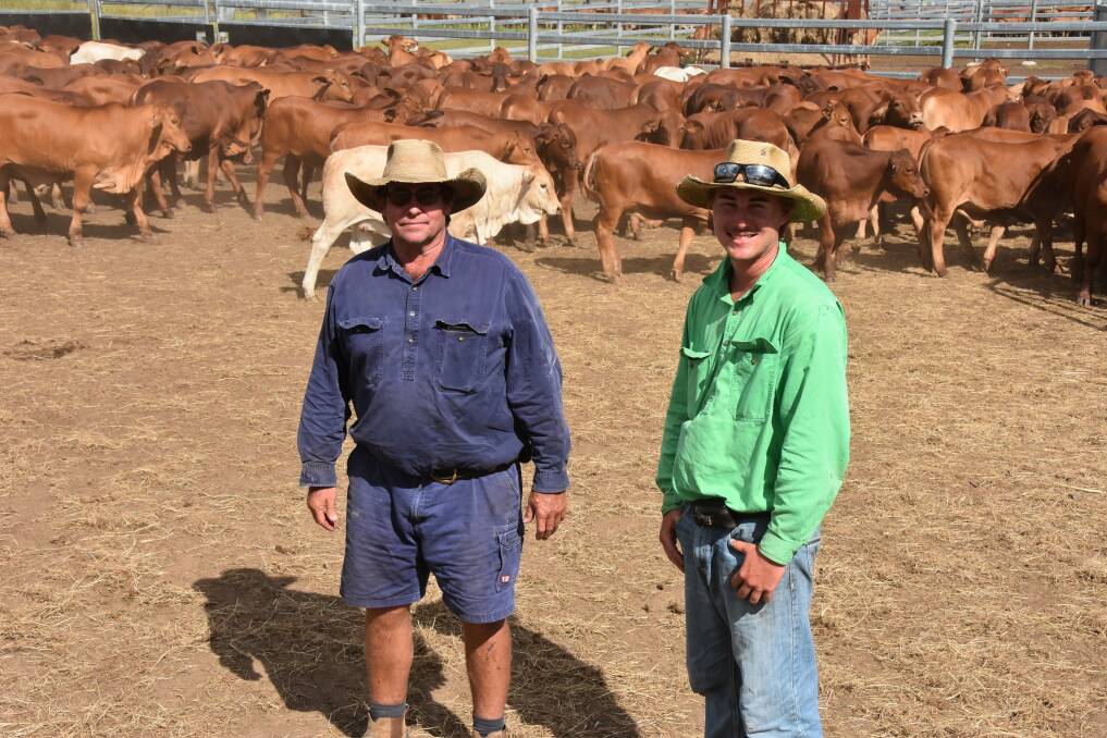 Griff and Brett Symonds operate 66,000 acres across two properties near Nebo. Picture: Steph Allen